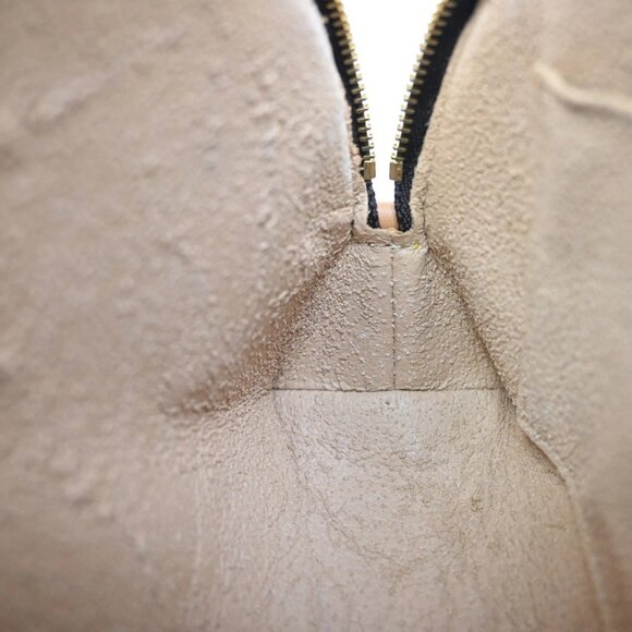 LOUIS VUITTON Pochette Cosmetic Pouch Monogram Leather Brown BN - Picture 7 of 14